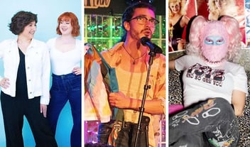 Collage of event producers and performers