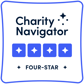 Charity Navigator's 4-star rating badge