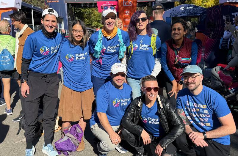The 2024 NYC Marathon charity team